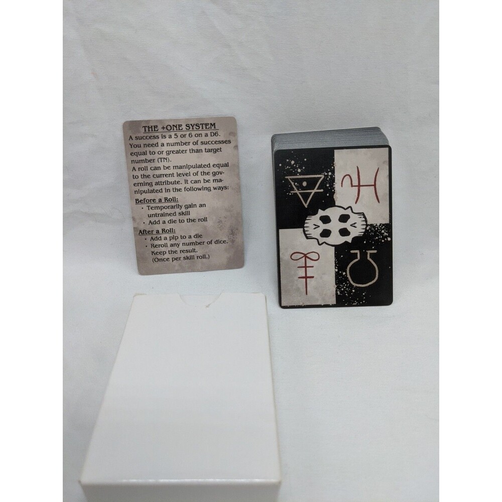 Playing Card Deck With Runic Symbols And Rules